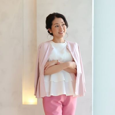 ☆ レディース ケーシー ： ダブルペプラムケーシー | M-dressed